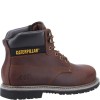 CAT Powerplant SB Safety Boots Steel Toe Caps Brown 